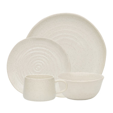 24 Piece Calico Ecology Ottawa Stoneware Dinner Set